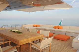Admiral motor yacht AQUA -  Sundeck Aft
